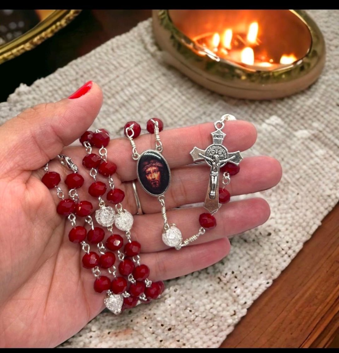 Precious Blood Jesus Christ, Red Rosary, Chaplet Precious Blood