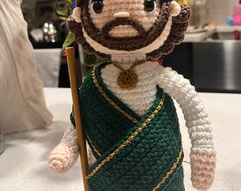 San Judas Tadeo, amigurumi, crochet, 100% handmade