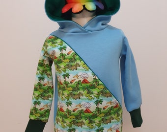 Dinosaur print hoodie, to fit 3-5 year old