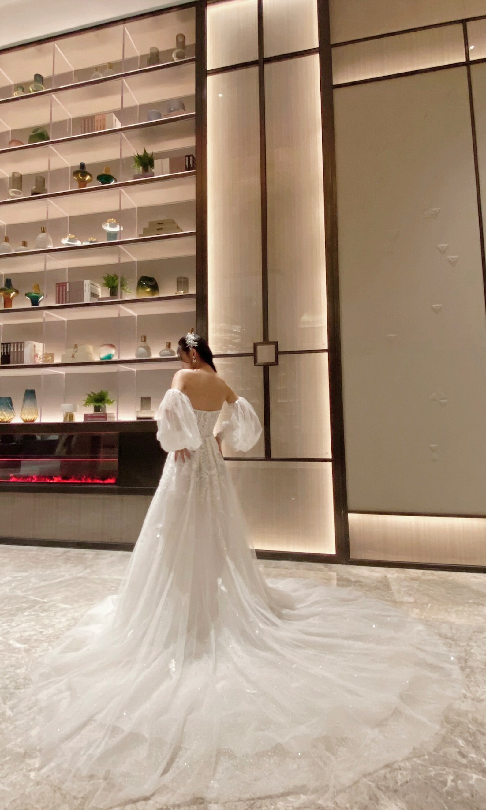 Fairy Detachable Puffy Sleeves A Line Beaded Tulle Wedding Dress - Etsy