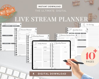 Der Livestream Planner | Stream Tracker | Planer für neue und etablierte Luftschlangen | Stromkalender | Social Media Tracker
