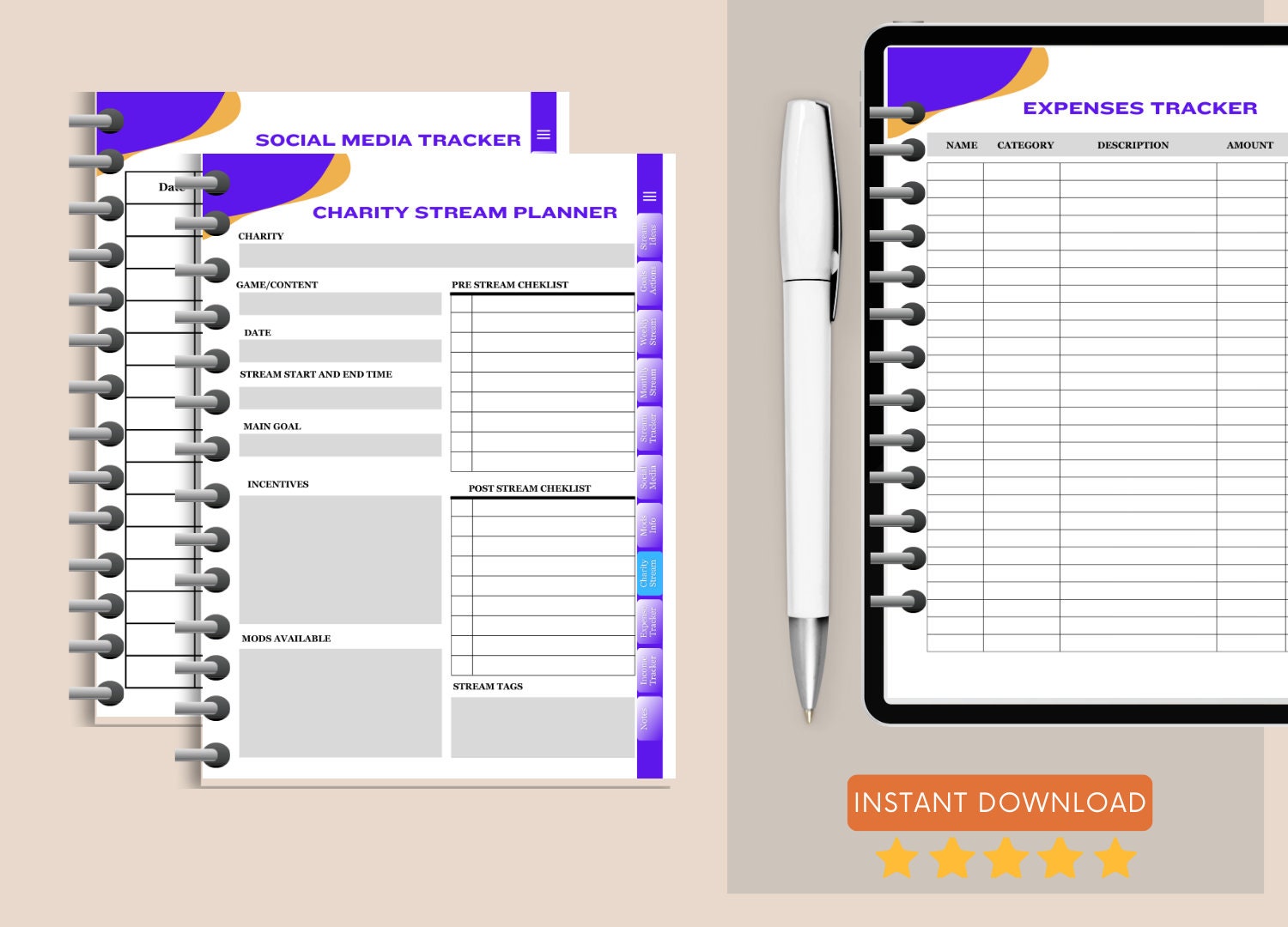 Stream Planner Live Streaming Twitch Streamer Planning Stream ...