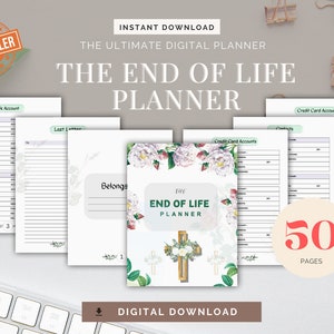 End of Life Planner, Last Wishes Planner, Estate Planning, Will, Final Preparations, What If Binder, Emergency Planner, End Of Life Planning