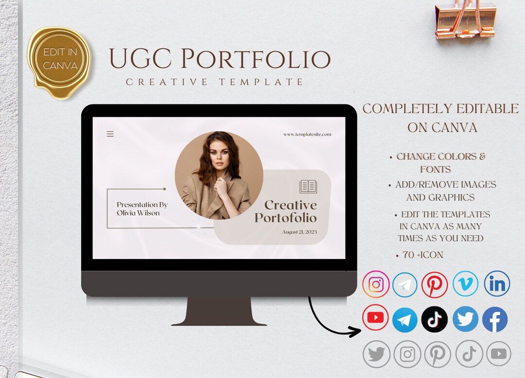 Creative UGC Portfolio Template, UGC Landing Page, UGC Website, Creator ...