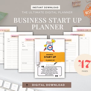 Business Startup, Business Startup Checklist, Business Checklist, Startup Checklist, Finance Planner, Business Planner