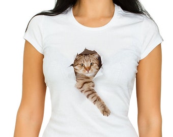 t-shirt mit 3d effekt