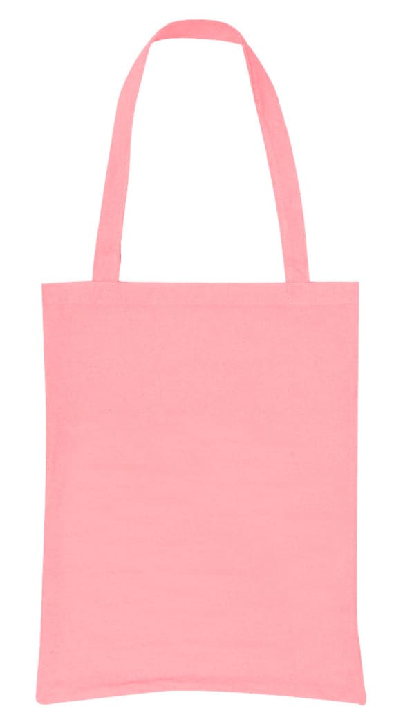 Pink 100 Cotton tote bag Etsy