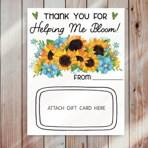End of School Gift Card Holder, Teacher Gift,  Printable, Instant Download