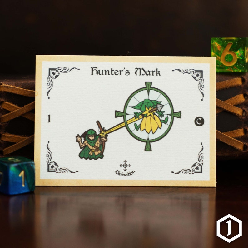 1st Level Dnd Illustrated Spell Cards DIGITAL DOWNLOAD Etsy