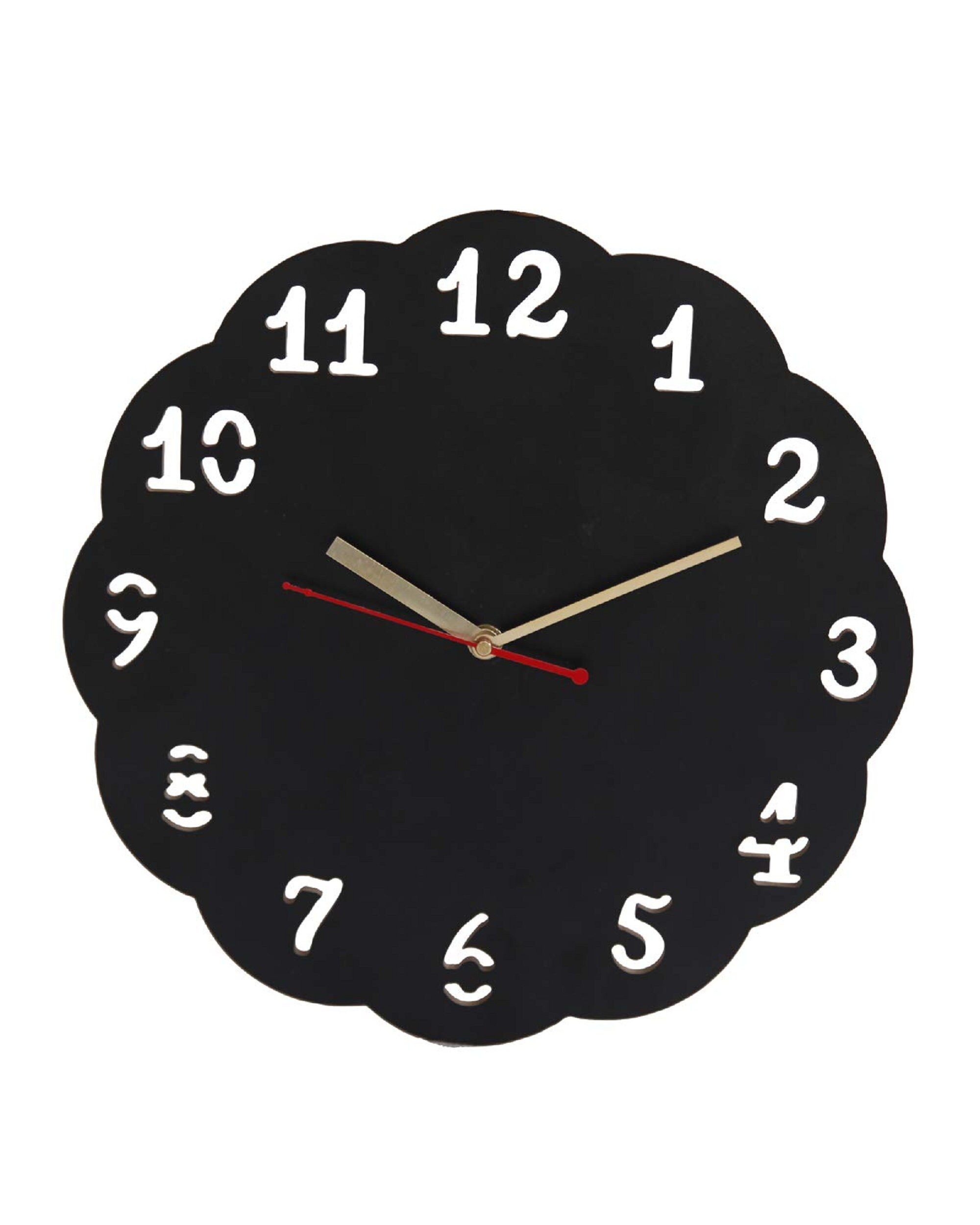 Round shape Shape Wooden Wall Clock for Home Office Living Etsy