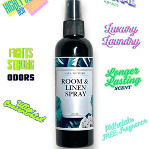 Highly Scented Luxury Laundry Essentials.  Room & Linen Spray