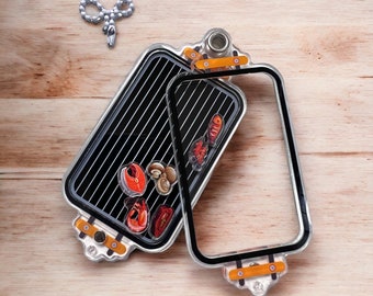 Kawaii Hawaii style Fillable Shaker Keychains. Not available in stores. Hibachi and more to choose from.