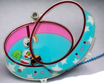 Kawaii Fillable Shaker Keychains