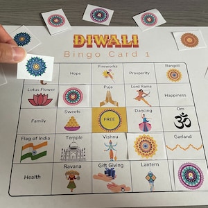 Diwali Bingo Game Activity - Etsy