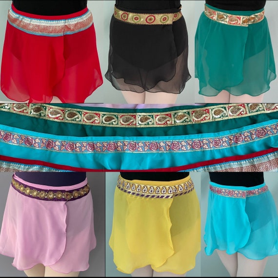 Indian Style Wrap Dance Skirts Holiday Design Collection Etsy Canada