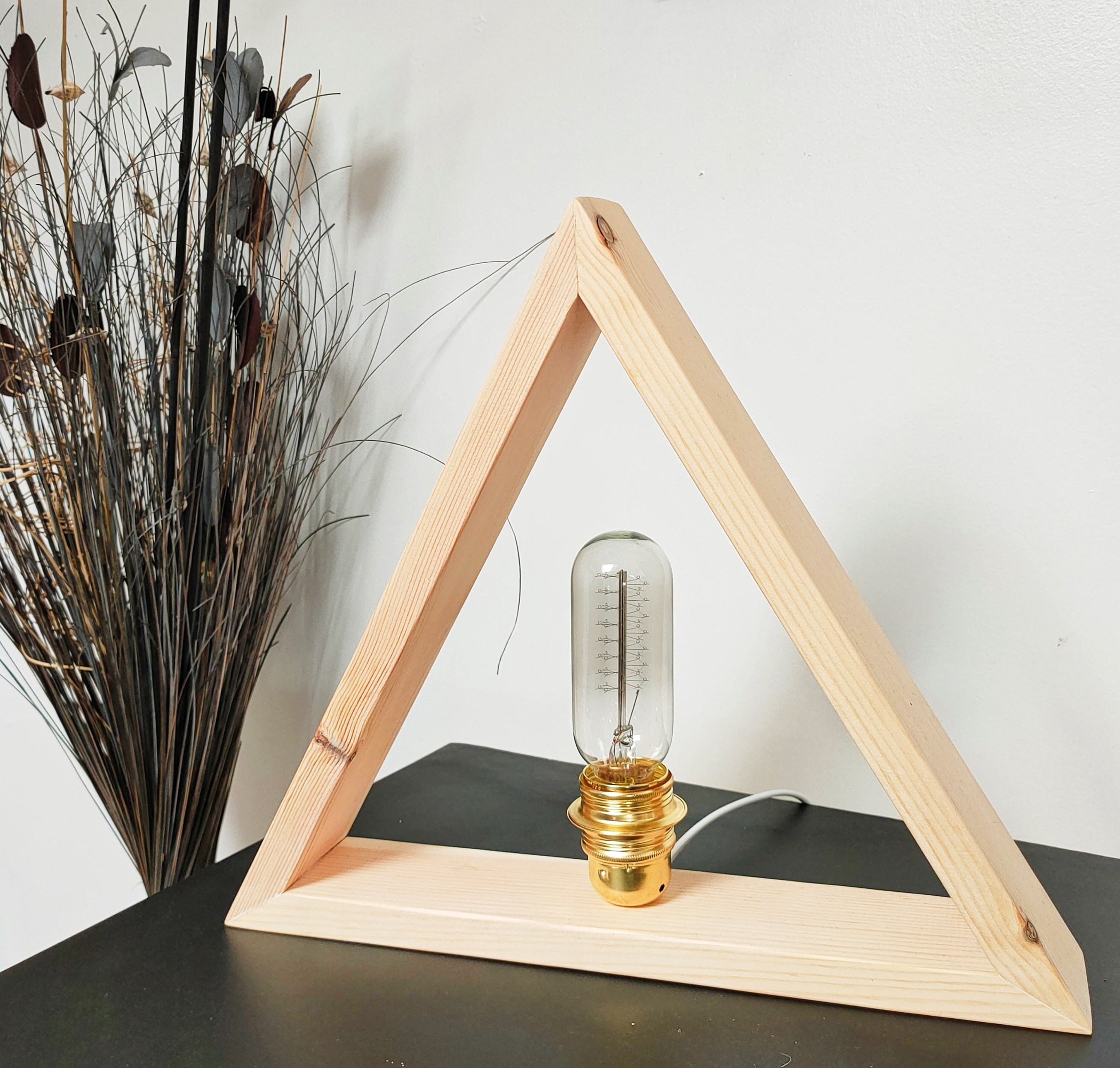 Lampe Design en Bois