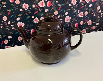 Brown betty cauldron ceramics teapot 4G59