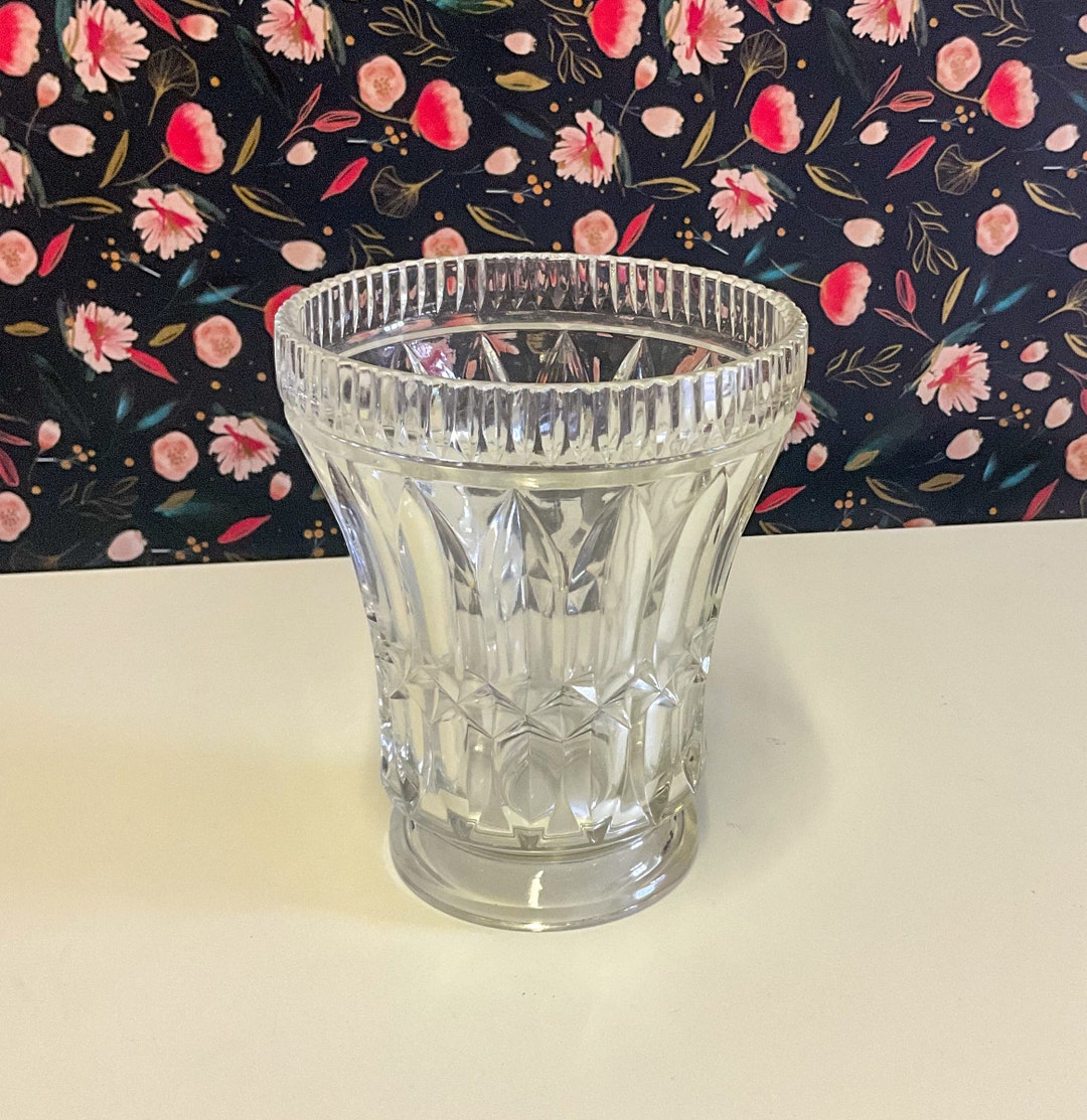 Vintage Pressglas Vase im Art Deco Stil 5332 Selleriedose - Etsy.de