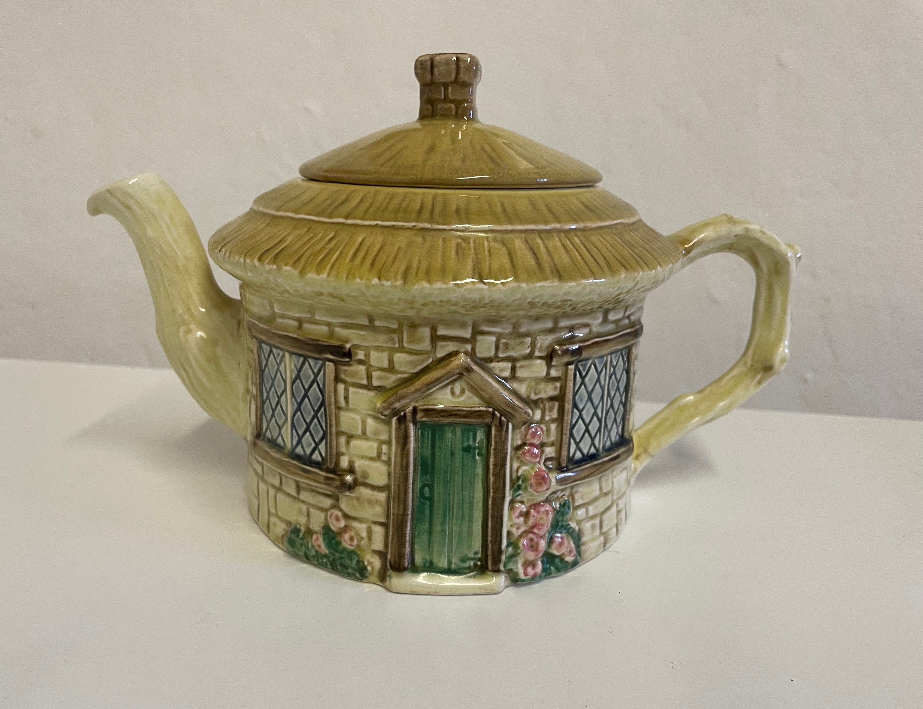 Vintage Sylvac Ceramics Round Cottage Ware Teapot 1950s Etsy Canada