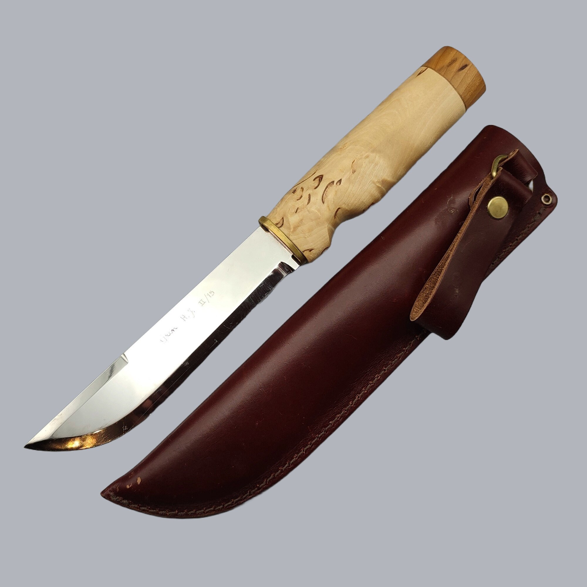 LAPINLEUKU PUUKKO KNIFE Finnish Vintage From 2010s by Janne Marttiini