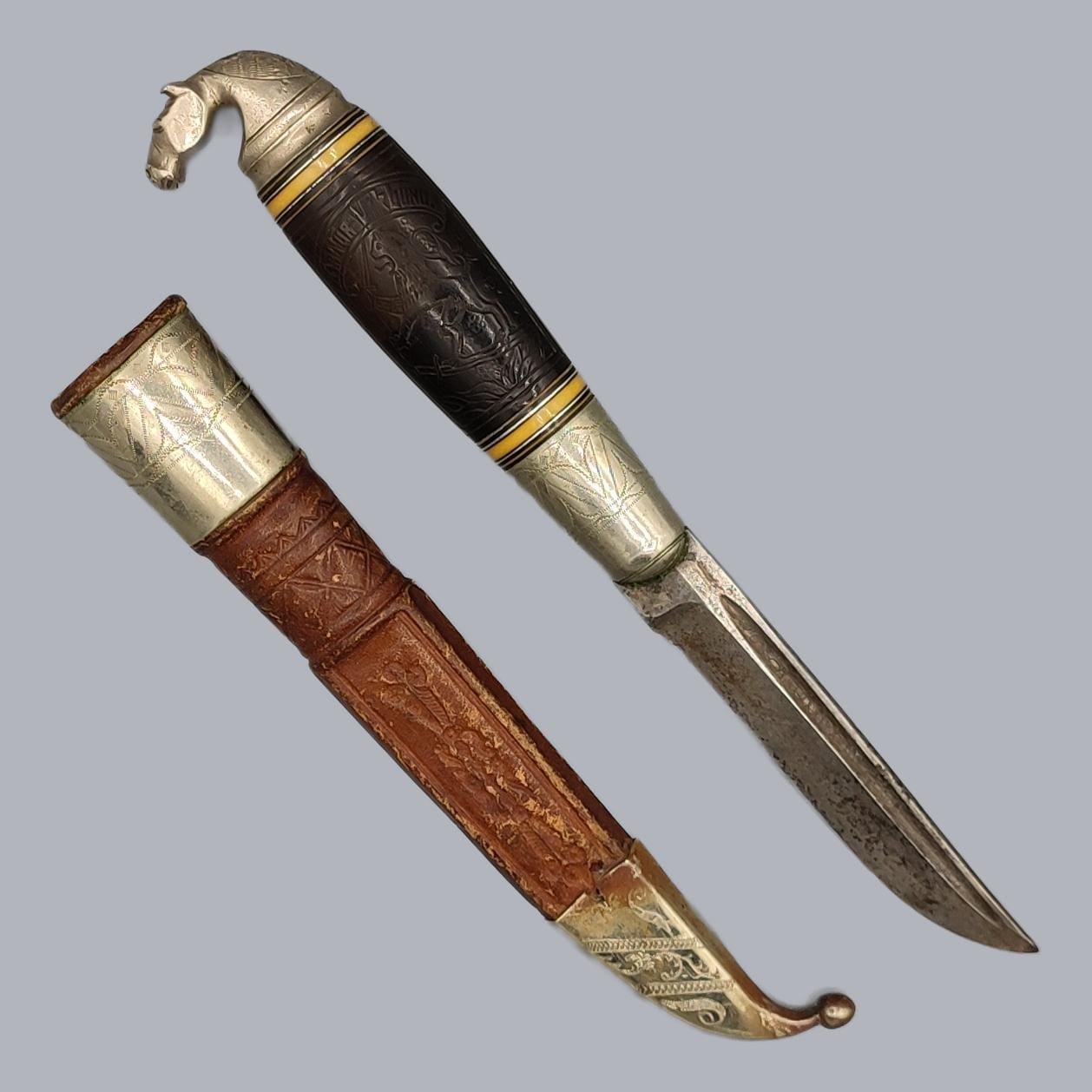 Sami hunting knife reindeer - Etsy 日本
