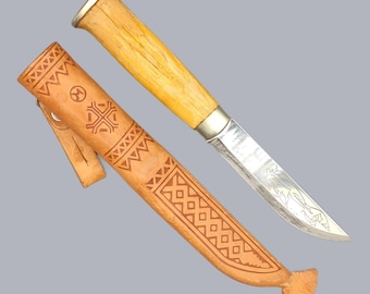 Set of 3 Vintage Orijärvi Puukko Knives 1910s 1920s Fiskars