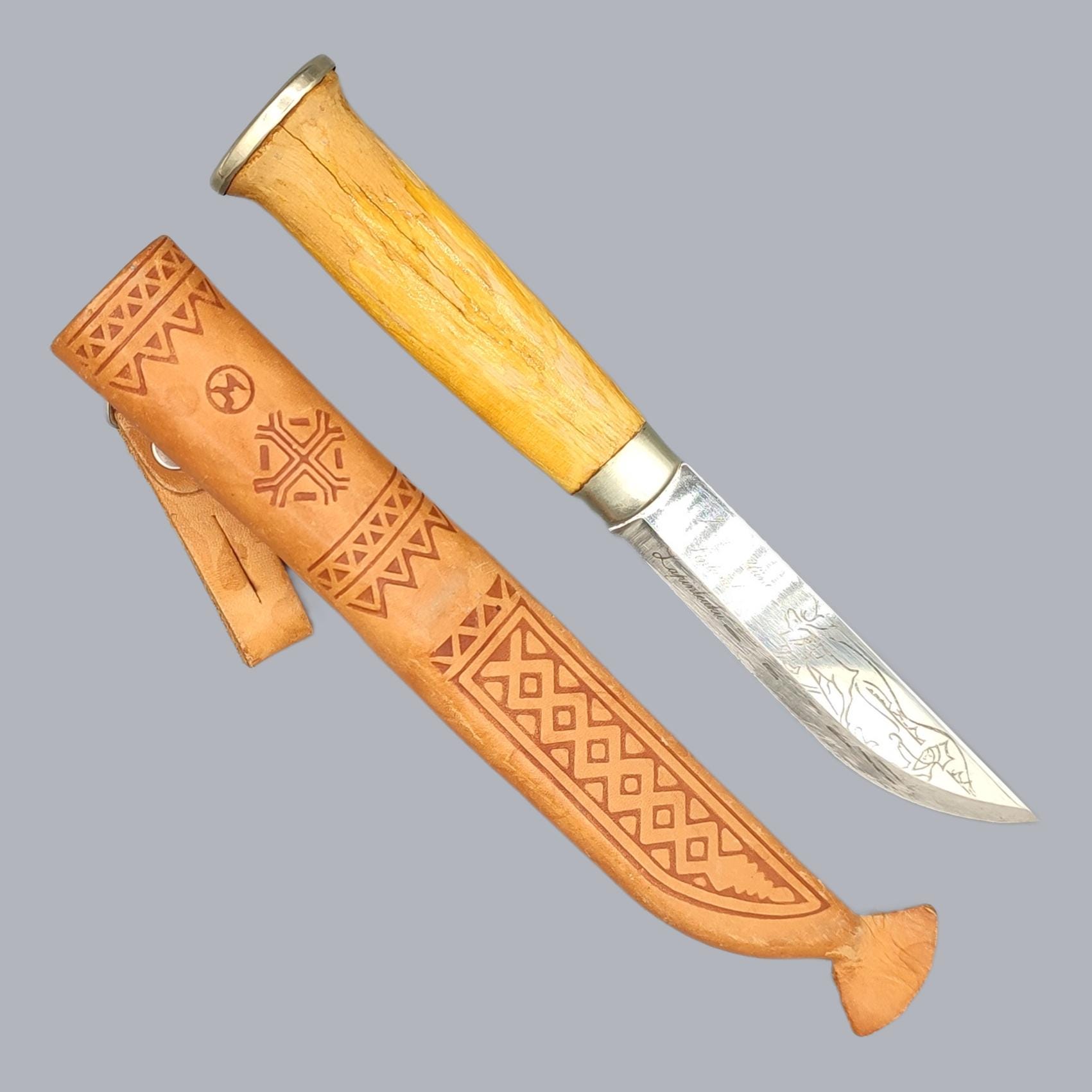 Sami hunting knife reindeer - Etsy 日本