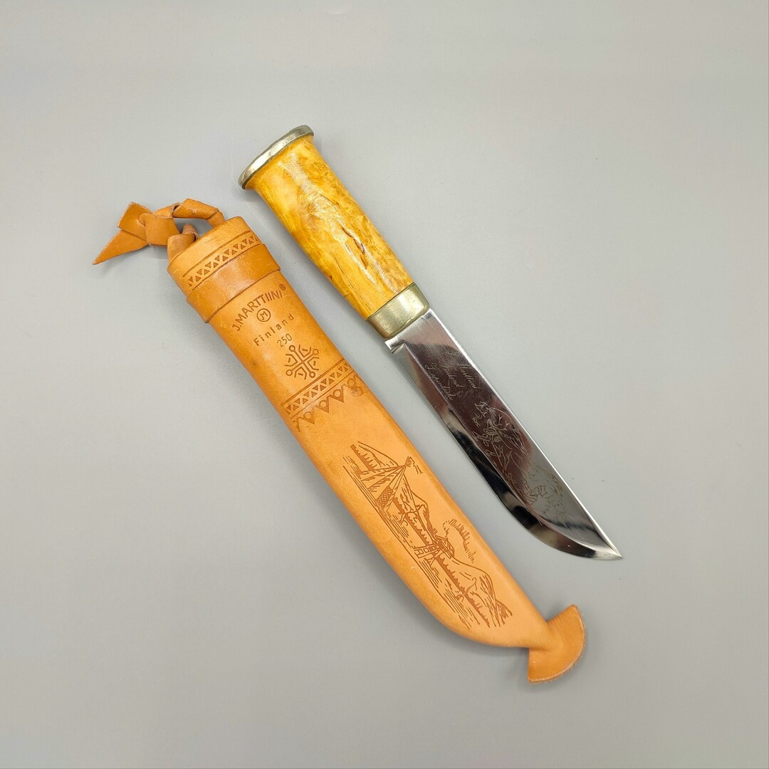 LAPINLEUKU 250 PUUKKO KNIFE Made by Marttiini Rovaniemi Etsy