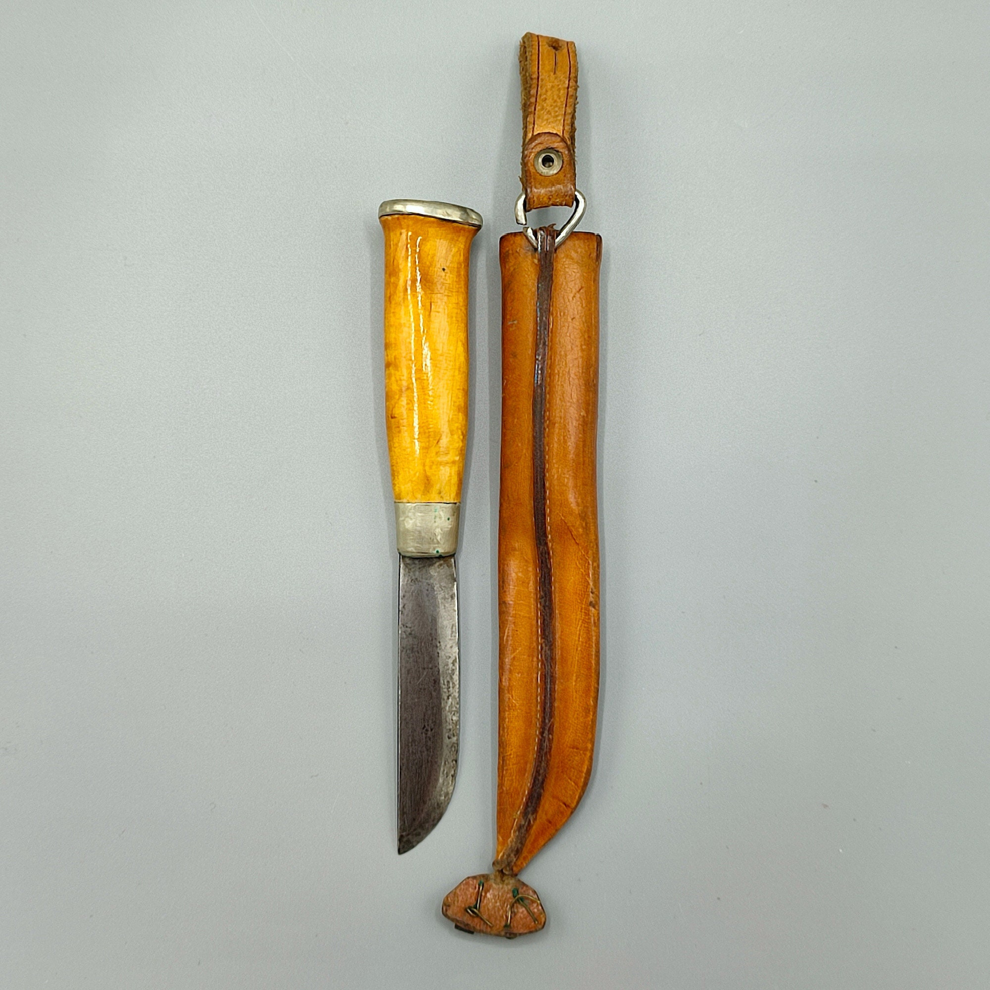 LAPINLEUKU PUUKKO KNIFE Made by J Marttiini Rovaniemi Finland in 1950s