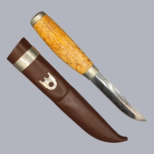 Cours d'officier de réserve RUK, couteau militaire Puukko finlandais des années 1980 # B069