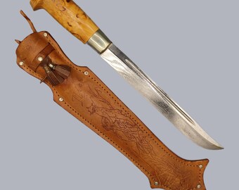 Set of 3 Vintage Orijärvi Puukko Knives 1910s 1920s Fiskars