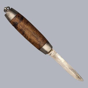 Antiek Zweeds opvouwbaar vatmes uit de jaren 1880 van Johan Engström Eskilstuna #8762