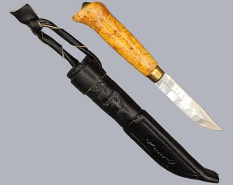 Set of 3 Vintage Orijärvi Puukko Knives 1910s 1920s Fiskars