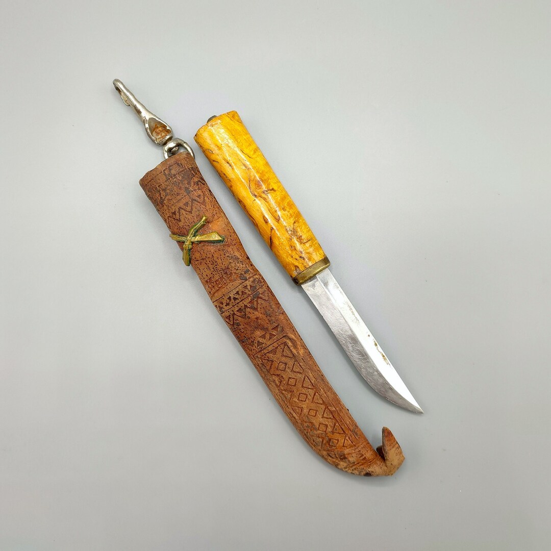 PARTIO PUUKKO KNIFE Made by J Marttiini Rovaniemi Finland in 1960s With