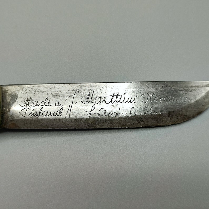 LAPINLEUKU PUUKKO KNIFE Made by J Marttiini Rovaniemi Finland in 1950s