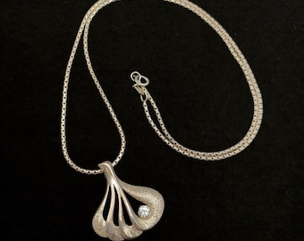 Vintage Sten Laine Necklace Finnish Silver Mid-Century Modern Design Jewellery Jewelry Nordic Scandinavian Finland