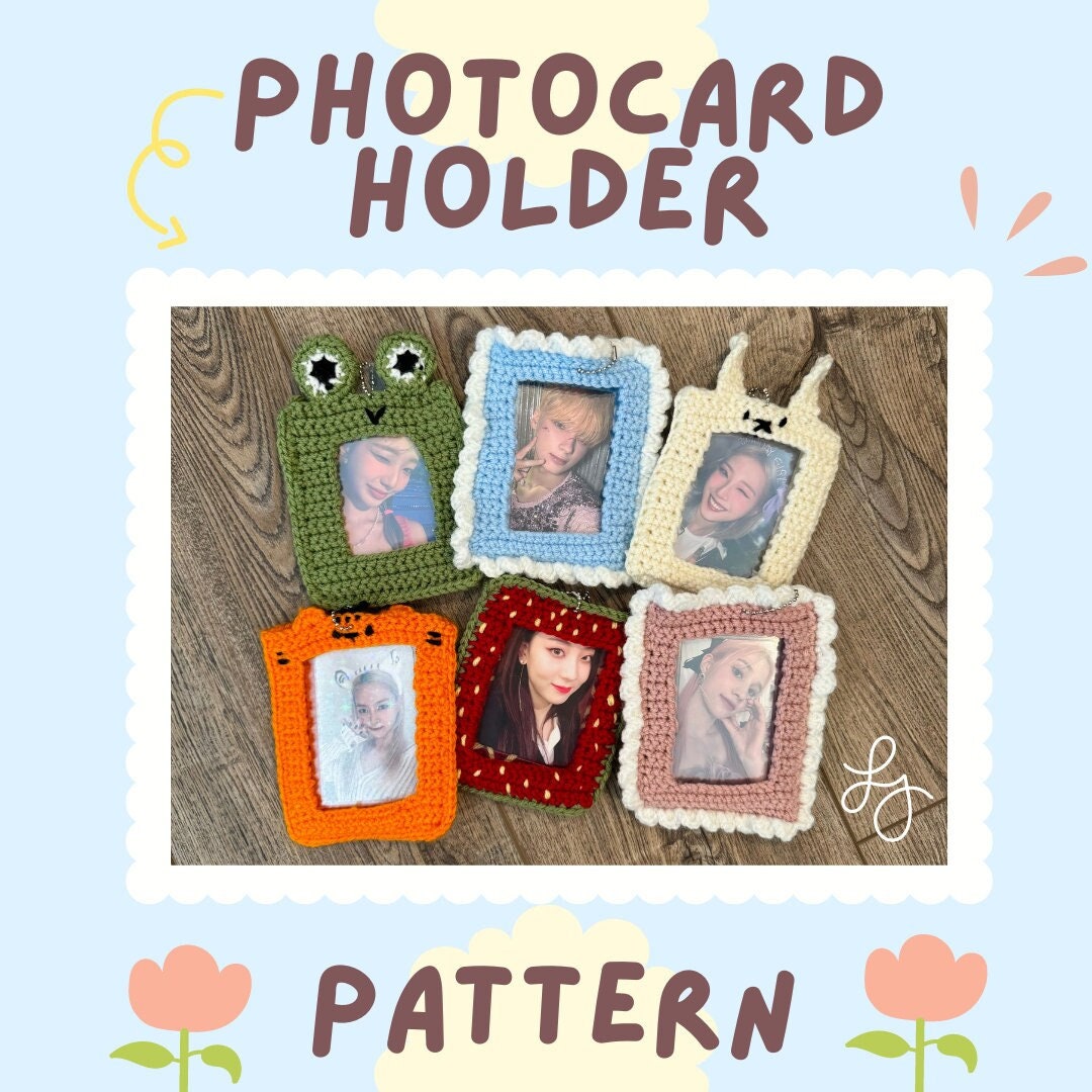Photocard Holder Crochet Pattern PATTERN DOWNLOAD Etsy
