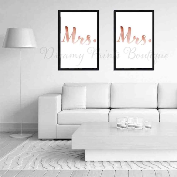 Mrs Rose Gold Foil Wall Art Singapore - Rose Gold Foil Wall Art Mrs Rose Gold Foil Wall Art Singapore - Rose Gold Foil Wall Art