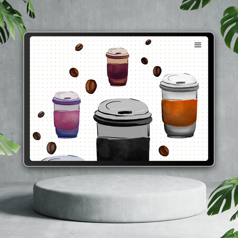 Goodnotes Stickers Aesthetic Goodnotes Stickers Planner Etsy