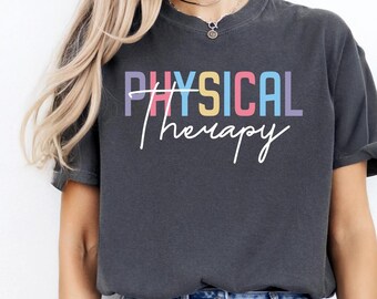 Physical Therapy Assistant Shirt, Therapist Life Tee, PT Assistant Gift for Her, Birthday Present, Wavy Design Apparel