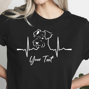 Schnauzer Heartbeat Shirt - Schnauzer Mom Shirt - Dog Owner Shirt - Dog Breeds Shirt - Dog Lover Shirt- Schnauzer Shirt - Schnauzer Owner