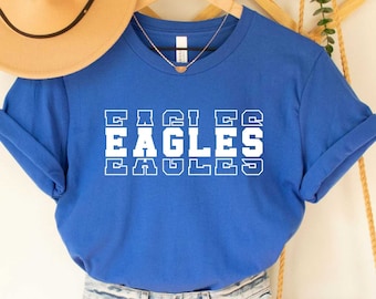 Camiseta personalizada con la mascota del equipo: Camiseta personalizada con el espíritu escolar