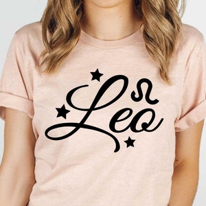 Leo Zodiac Shirt, Leo Tee, Astrology Shirt,Horoscope Gift,Astrology Gift,Moon Phase Astrology Astronomy,Horoscope Shirt,Birth Sign