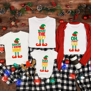 Matching Elf Family Personalized Christmas Shirts, Personalized Buddy the Elf Shirts, Custom Elf Shirt,2022 Xmas Shirt, Custom Family Shirt
