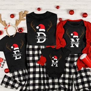 Matching Family Christmas Shirts, Family Photoshoot Shirts,Personalized Christmas Gifts,Christmas Custom Personalized Name Family Shirt