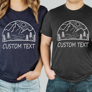 Custom Adventure Shirt, Camping Shirt, Adventure Shirt, Hiking Shirt, Outdoor Adventurer Shirt, Personalized Family Name Travel Shirt