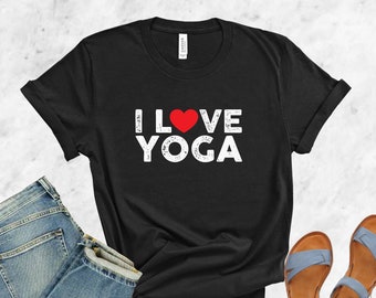I Love Yoga Shirt, Buddhist Gift, Yoga Shirt,Zen Meditation Shirt,Buddha Shirt,Gifts For Buddhist Tshirt,Yoga Lover Shirt,Lotus Flower Shirt