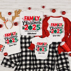 Matching Family Christmas 2025 Making Memories Together Shirts,Christmas Family Shirt,Christmas Group Shirt,Christmas Pajamas,Christmas Gift