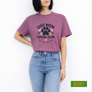 Dog Mom Social Club Shirt: Dog Lover Gift image 14
