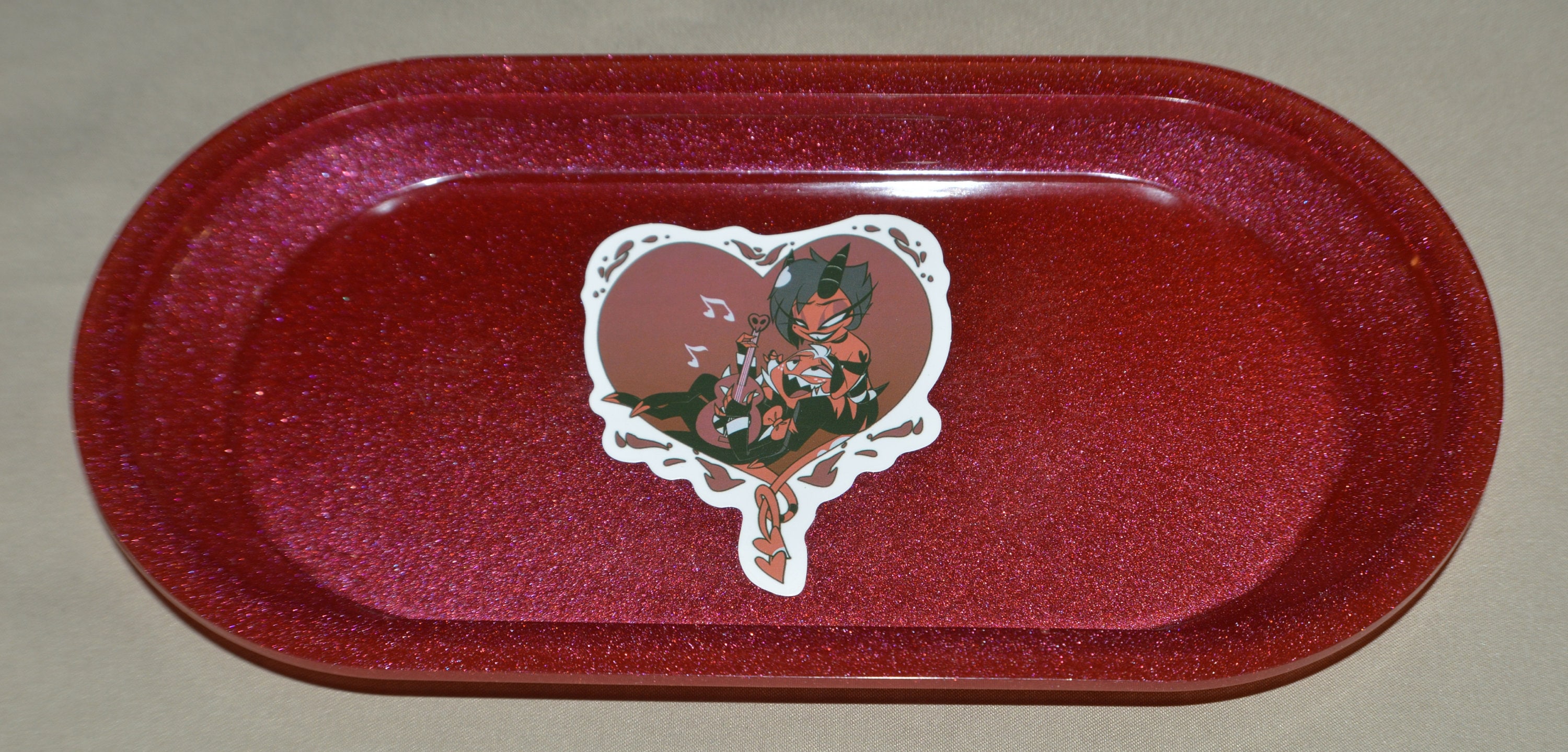 Helluva Boss Moxie and Millie Trinket Dish Tray | Etsy